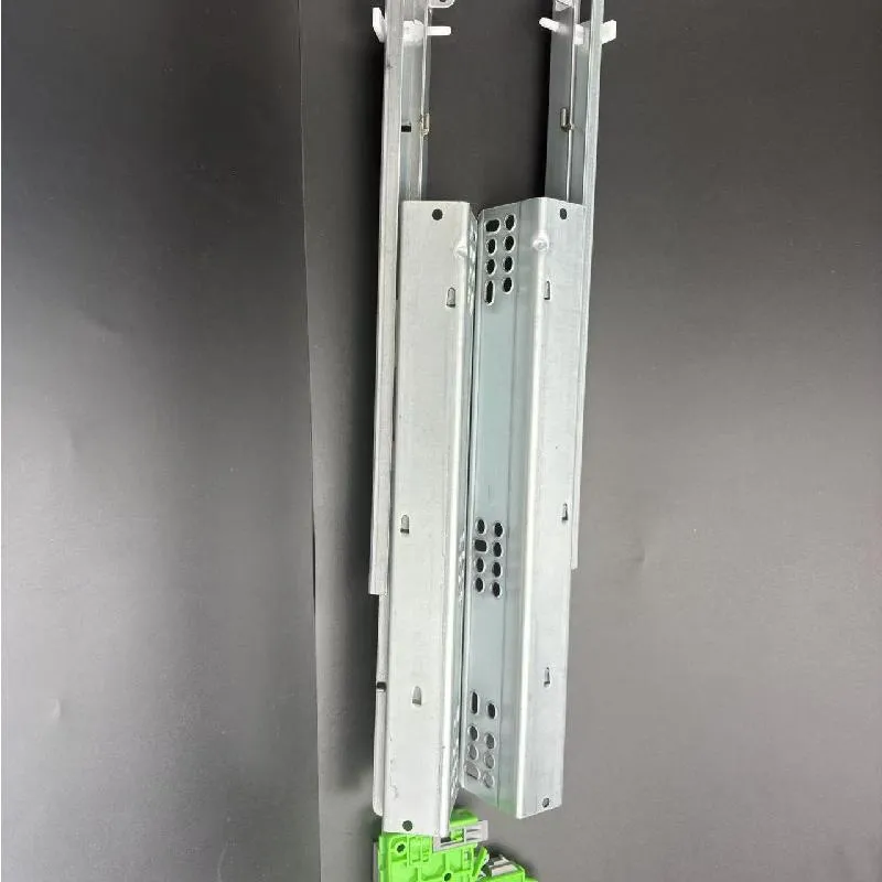 Wholesale Three-Section Synchronized Undermount Drawer Slides with Soft-Close5