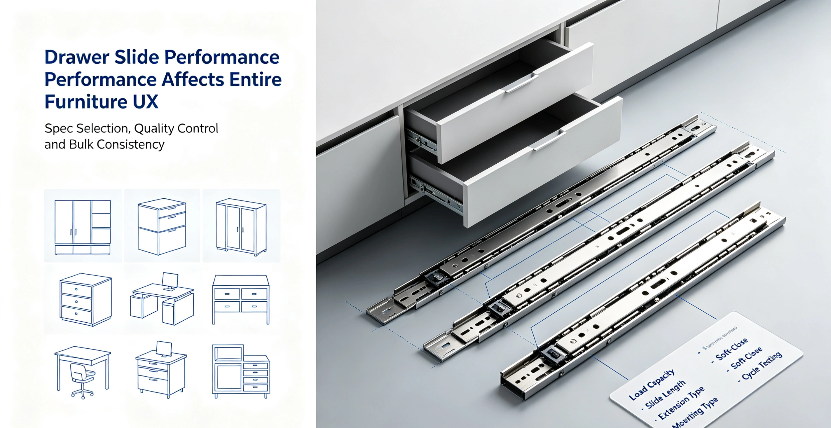 Cabinet Drawer Slides Manufacturer