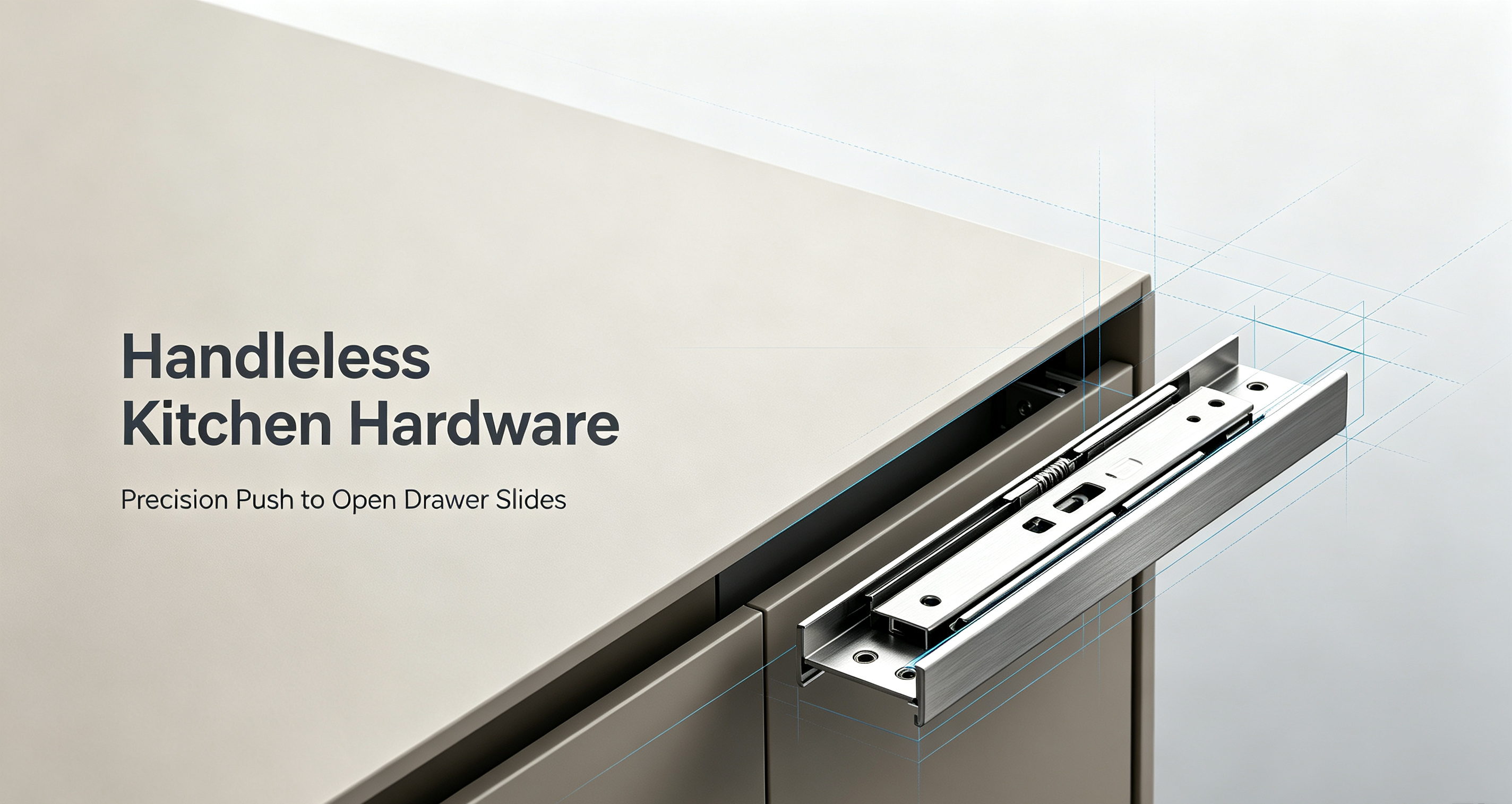 wholesale push to open drawer slides manufacturer